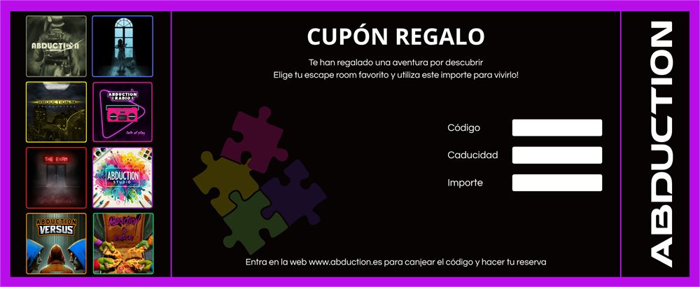 Cupón regalo digital Abduction - importe libre para cualquier juego